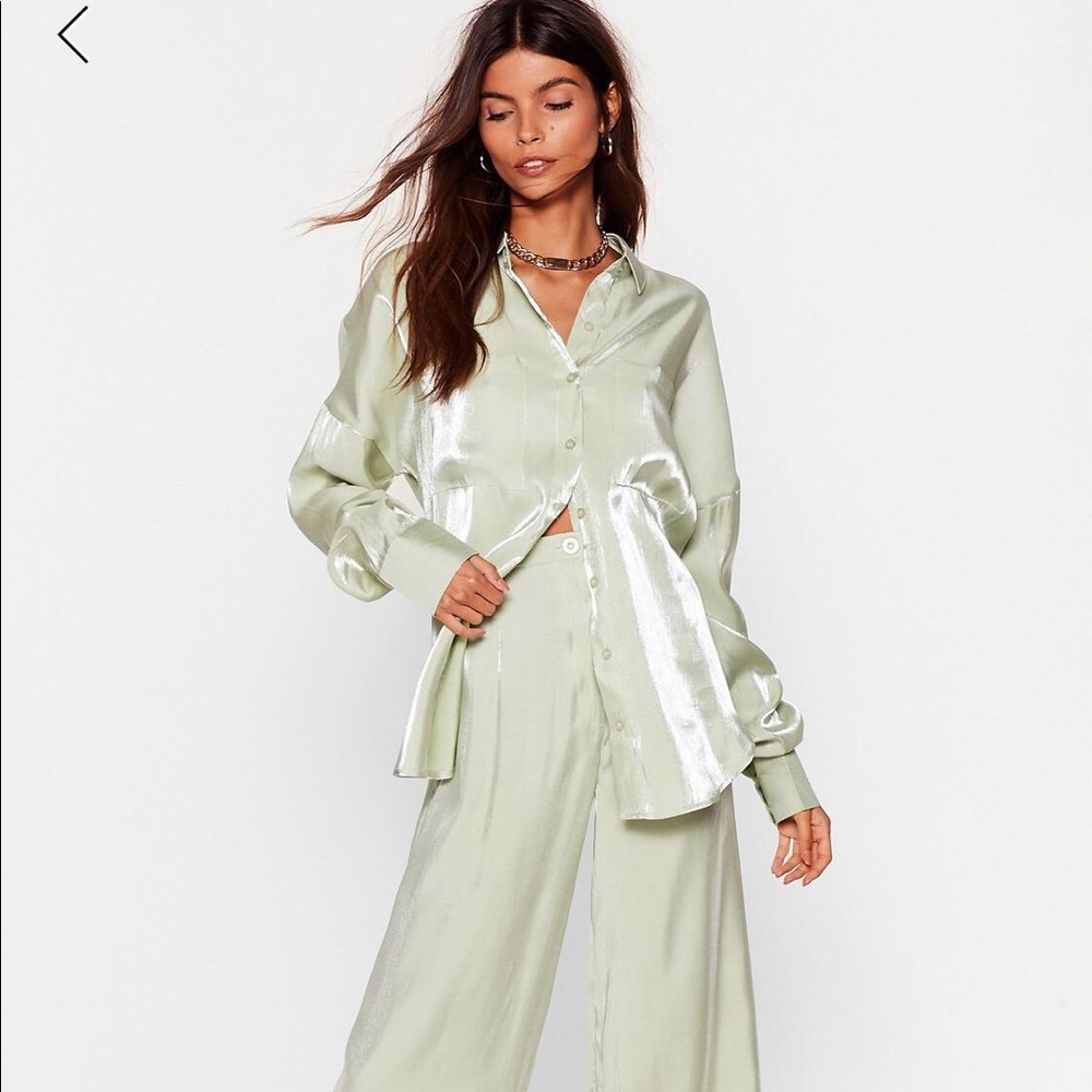 Mint Green Dress Shirt